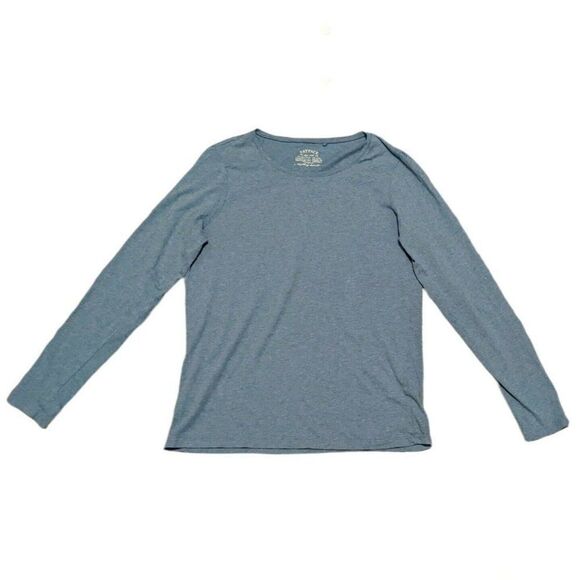 Fat Face Blue Long Sleeve T-Shirt Tee Organic Cotton UK 16 / US 12 - Picture 1 of 6